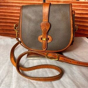 Rare Vintage Dooney & Bourke R51, all weather leather, pebbled, removable straps